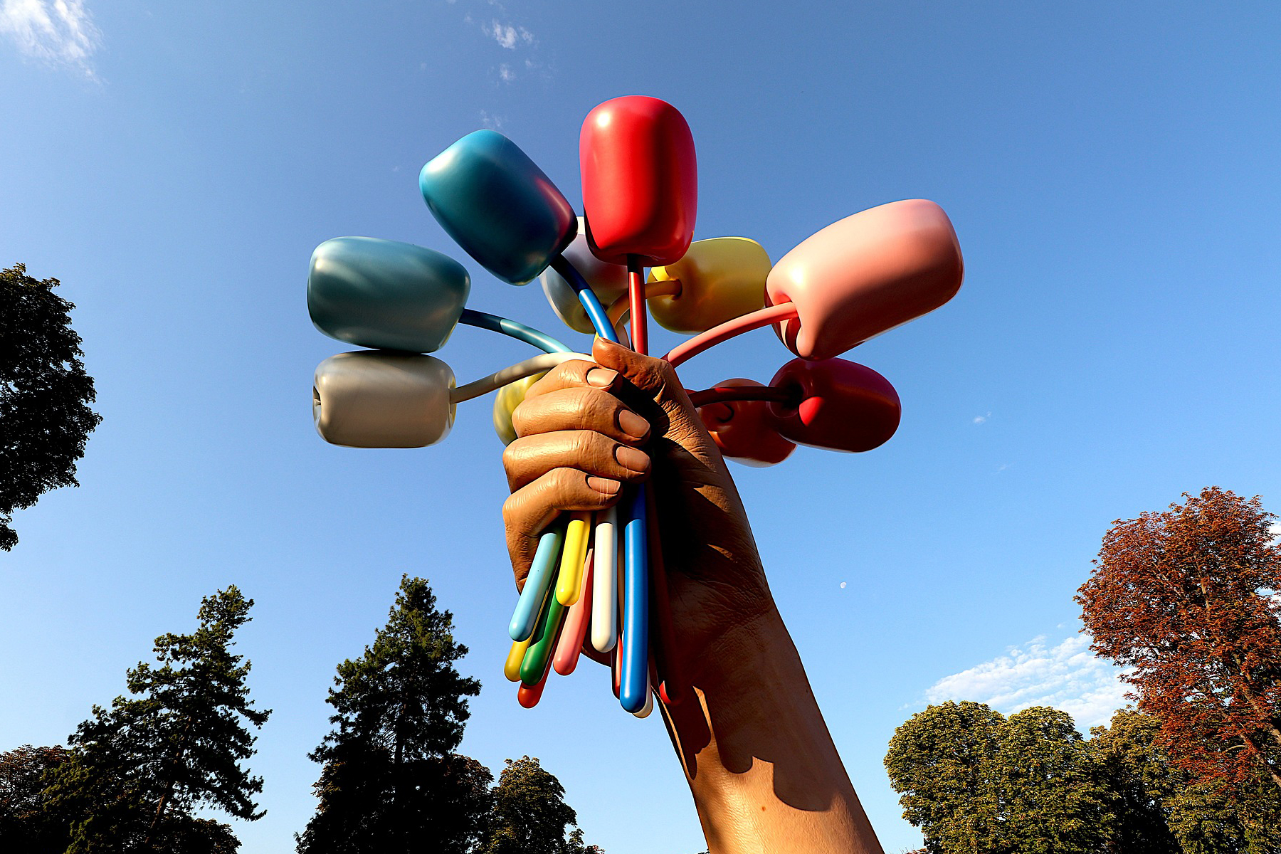 Bouquet de tulipes de Jeff Koons à Paris