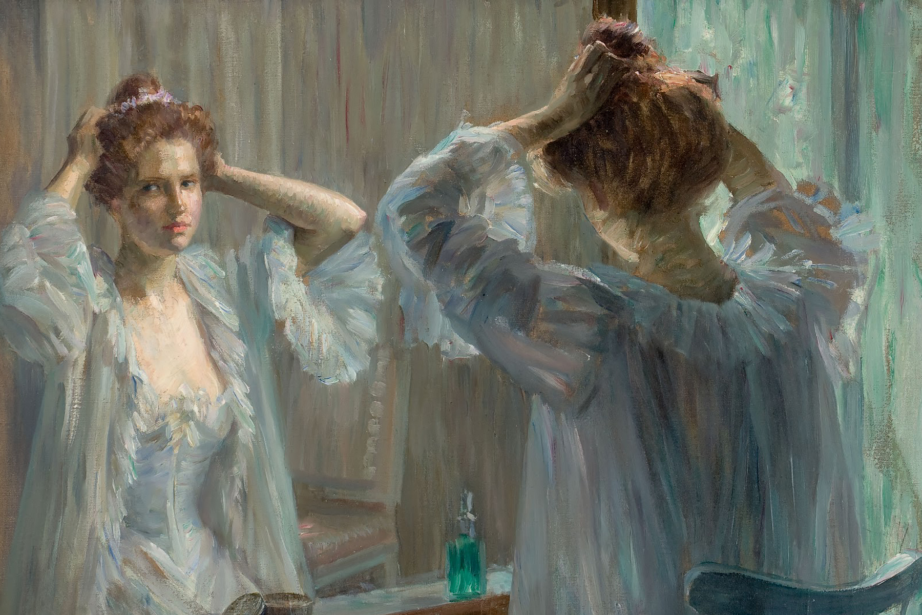 Louise Catherine Breslau - La Toilette (1898)