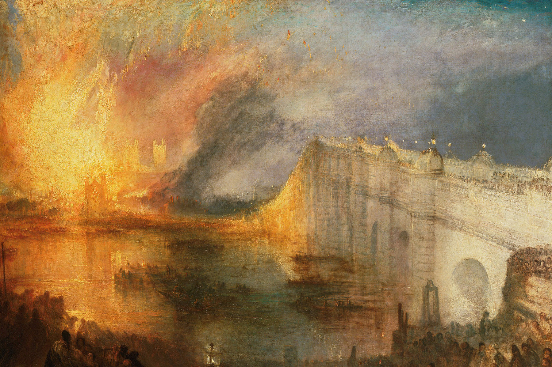 Joseph Turner - The Burning of the Houses of Lords and Commons - Bandeau