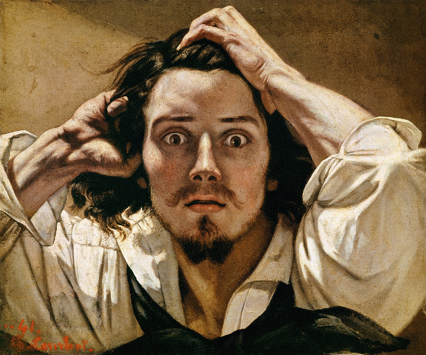 Gustave Courbet - Le desespéré (1843-1845)
