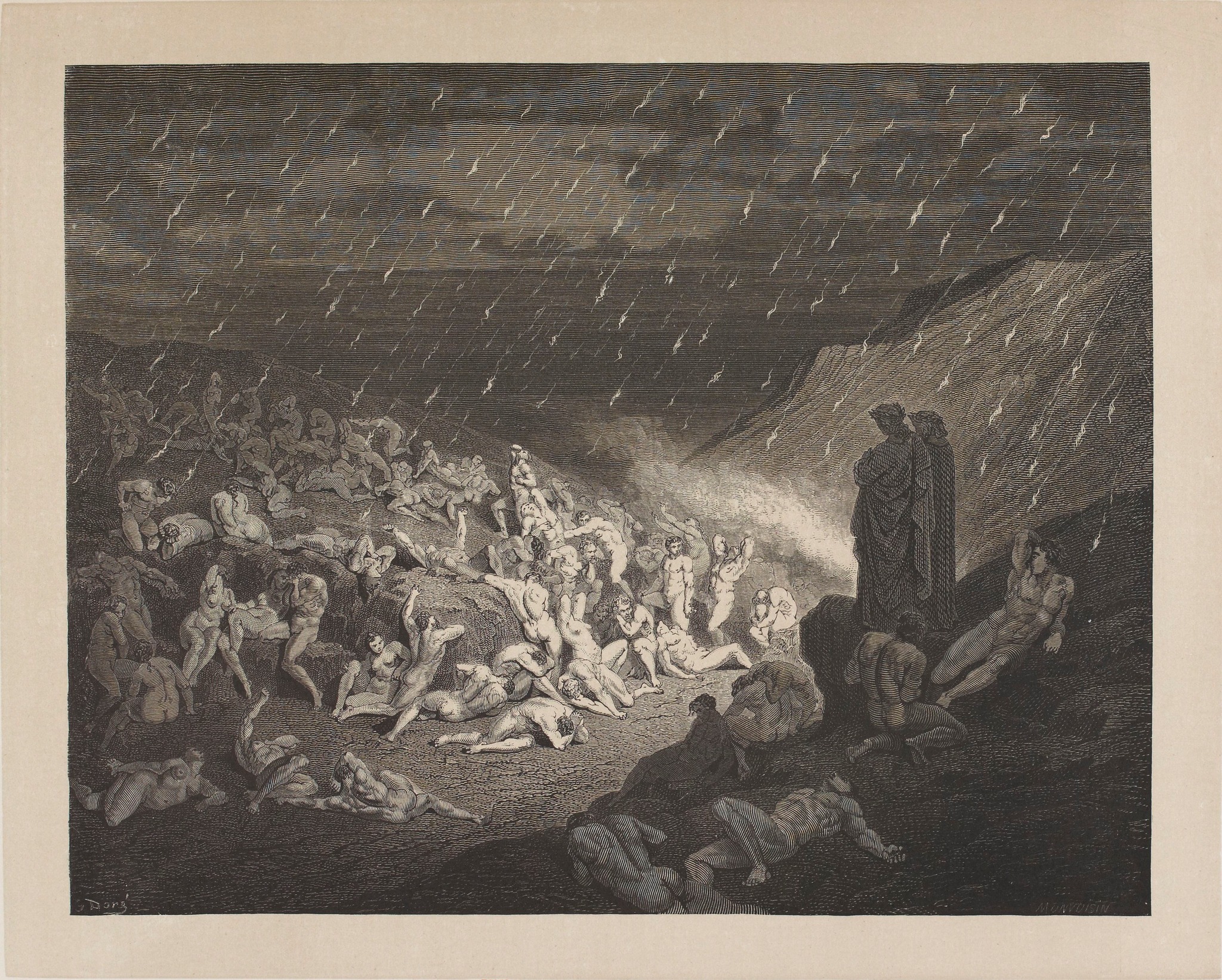 Gustave Courbet - Divine Comédie - Enfer chant XIV