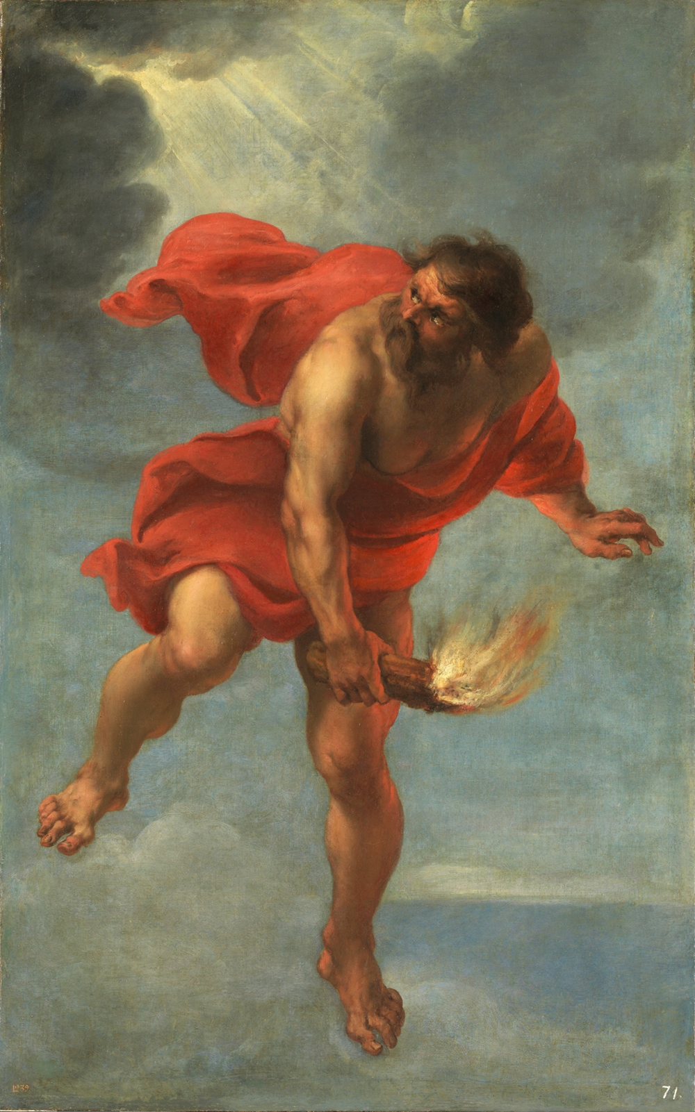 Jan Cossiers - Prométhée portant le feu (1637)