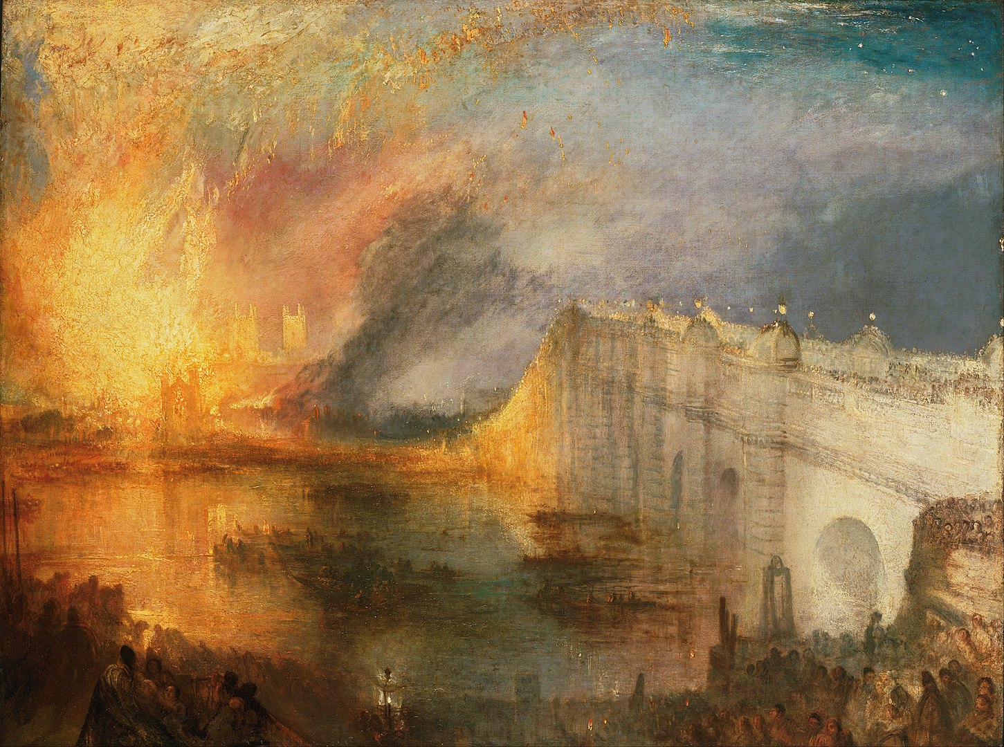 Joseph Turner - The Burning of the Houses of Lords and Commons